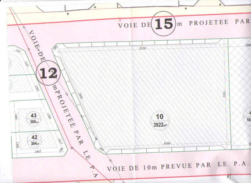 Grand lotissement à vendre